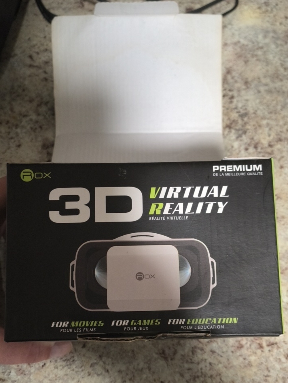 3D Virtual Reality Smartphone Headset - White